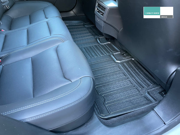 Tesla Model S Allwetter Fußmatten Set 3-teilig - bis 2020