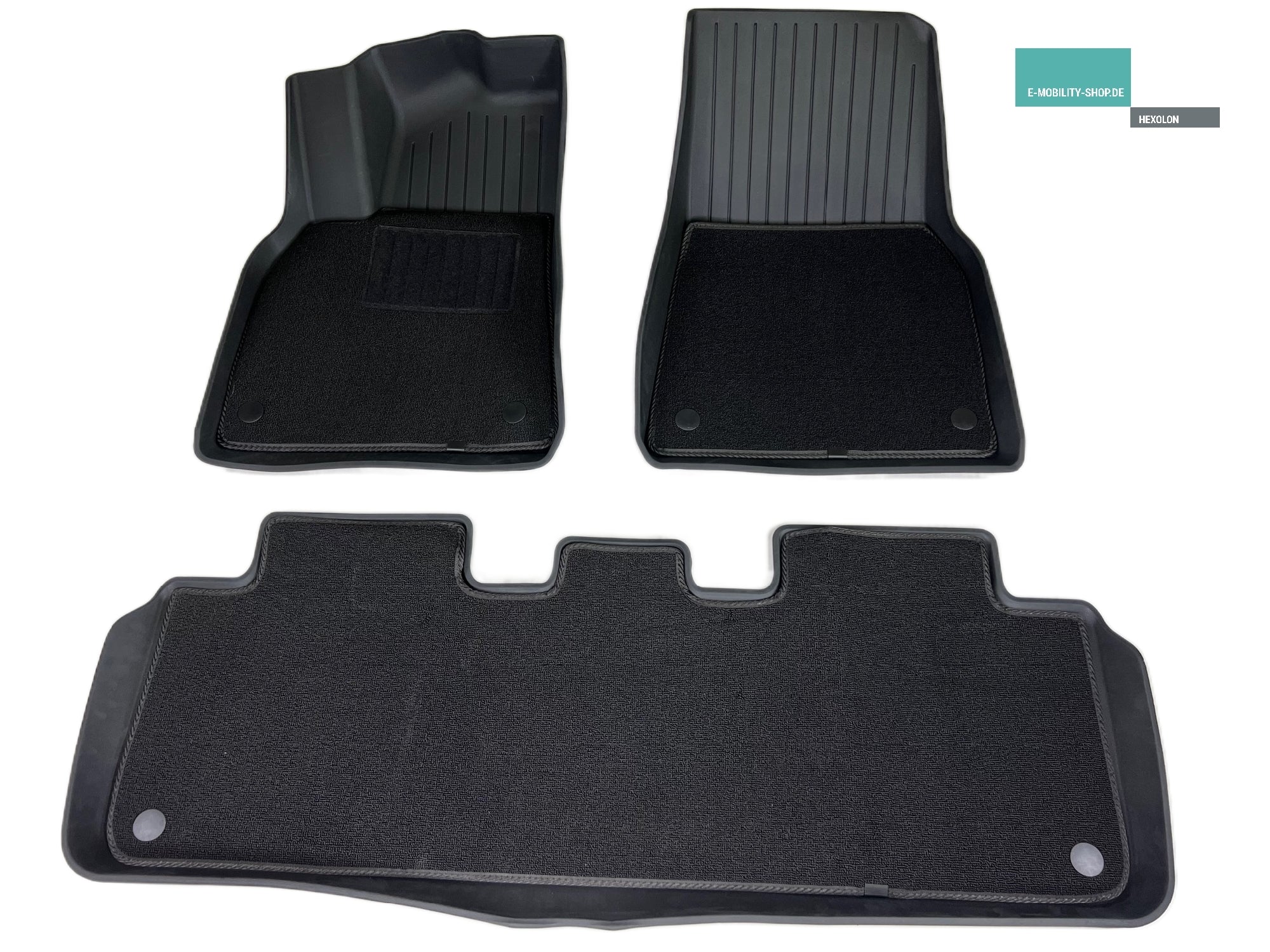 Shop4EV Auto-Fußmatte Giga-Set für das Tesla Model Y, für Tesla, Unser  größtes Paket mit nützlichen Produkten inklusive Rabatt