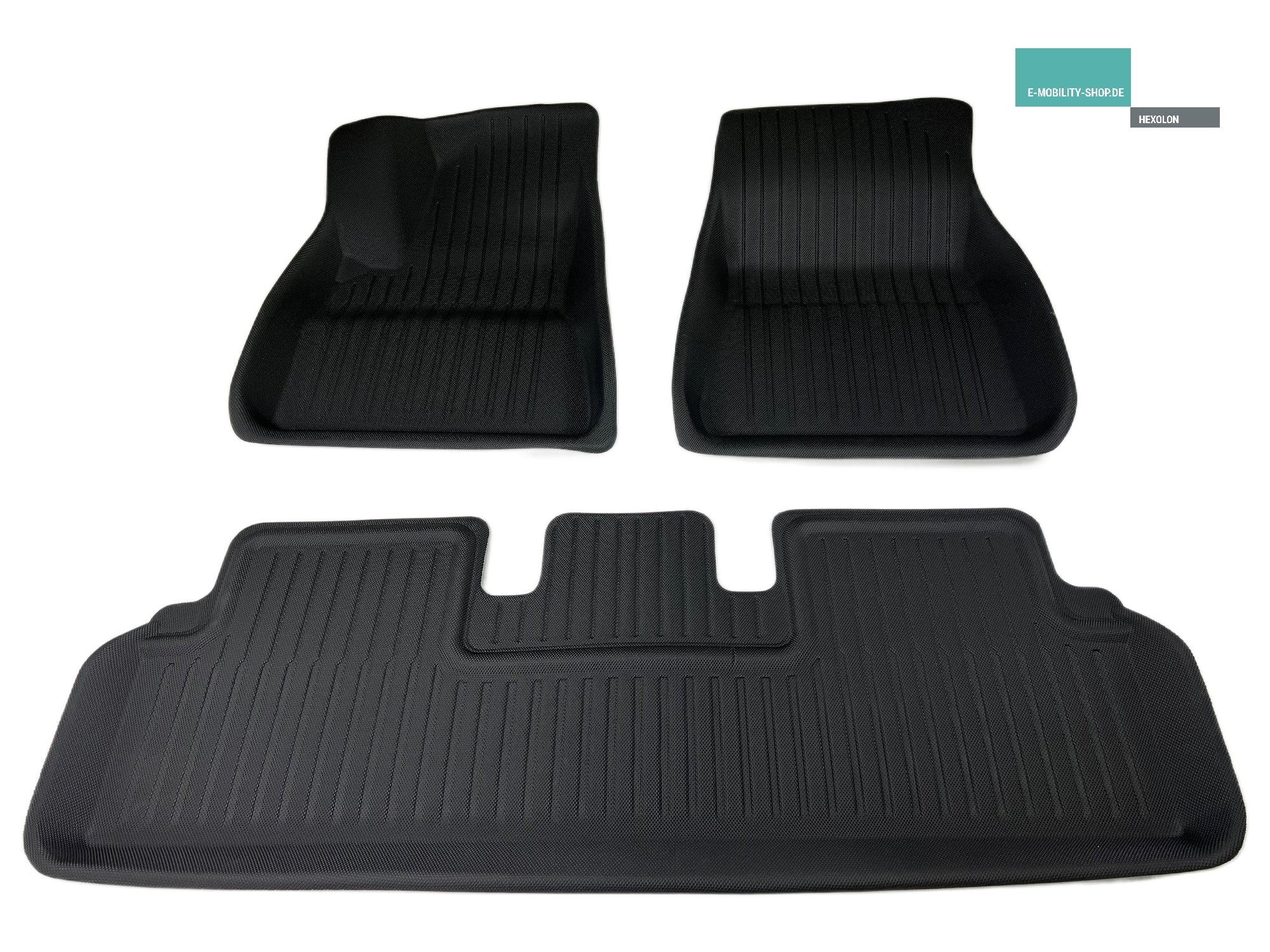 Tesla Model Y Premium Allwetter-Fußmatten, 3-teiliges Set – E