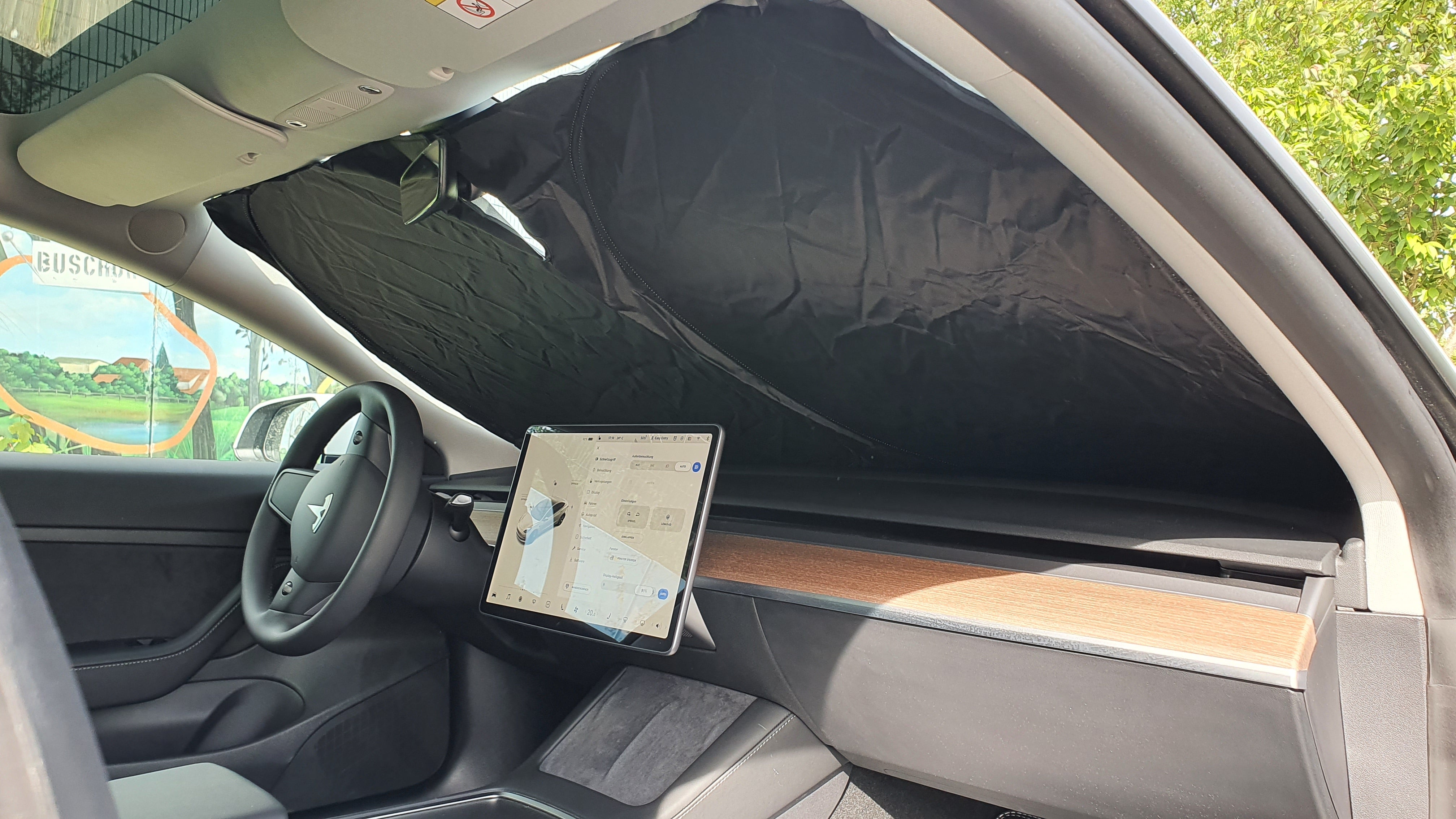 Privacy Shield / Sonnenschutz für Tesla Model 3 - Windschutzscheibe - –  E-Mobility Shop