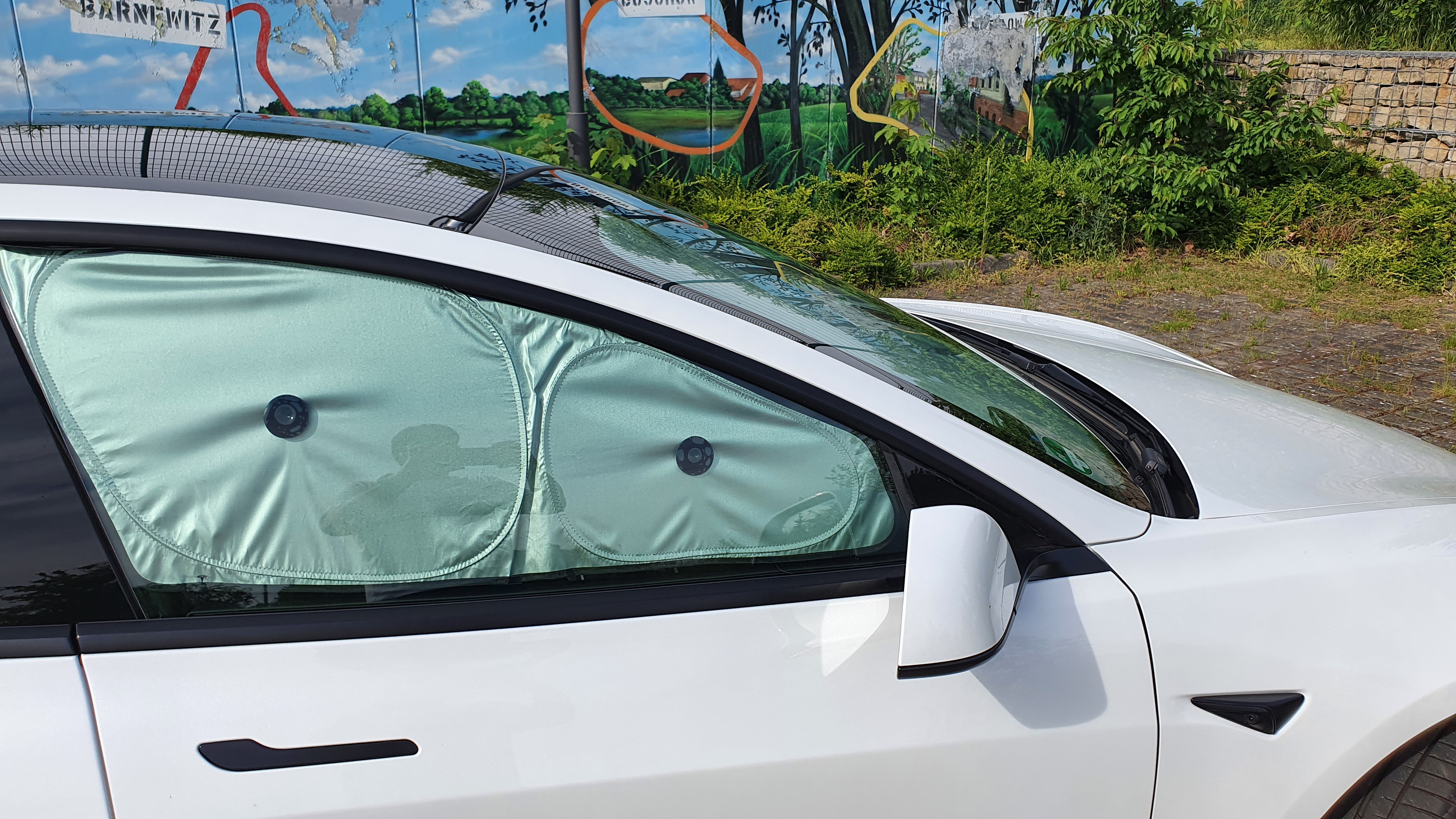 Exquisiter Privatsphäre-Sonnenschutz für Tesla Model 3 Y Maßgeschneiderte  Auto-Seitenfenster-Sonnenblende Jalousie-Beschattung für Camping Wandern  Rest Zubehör