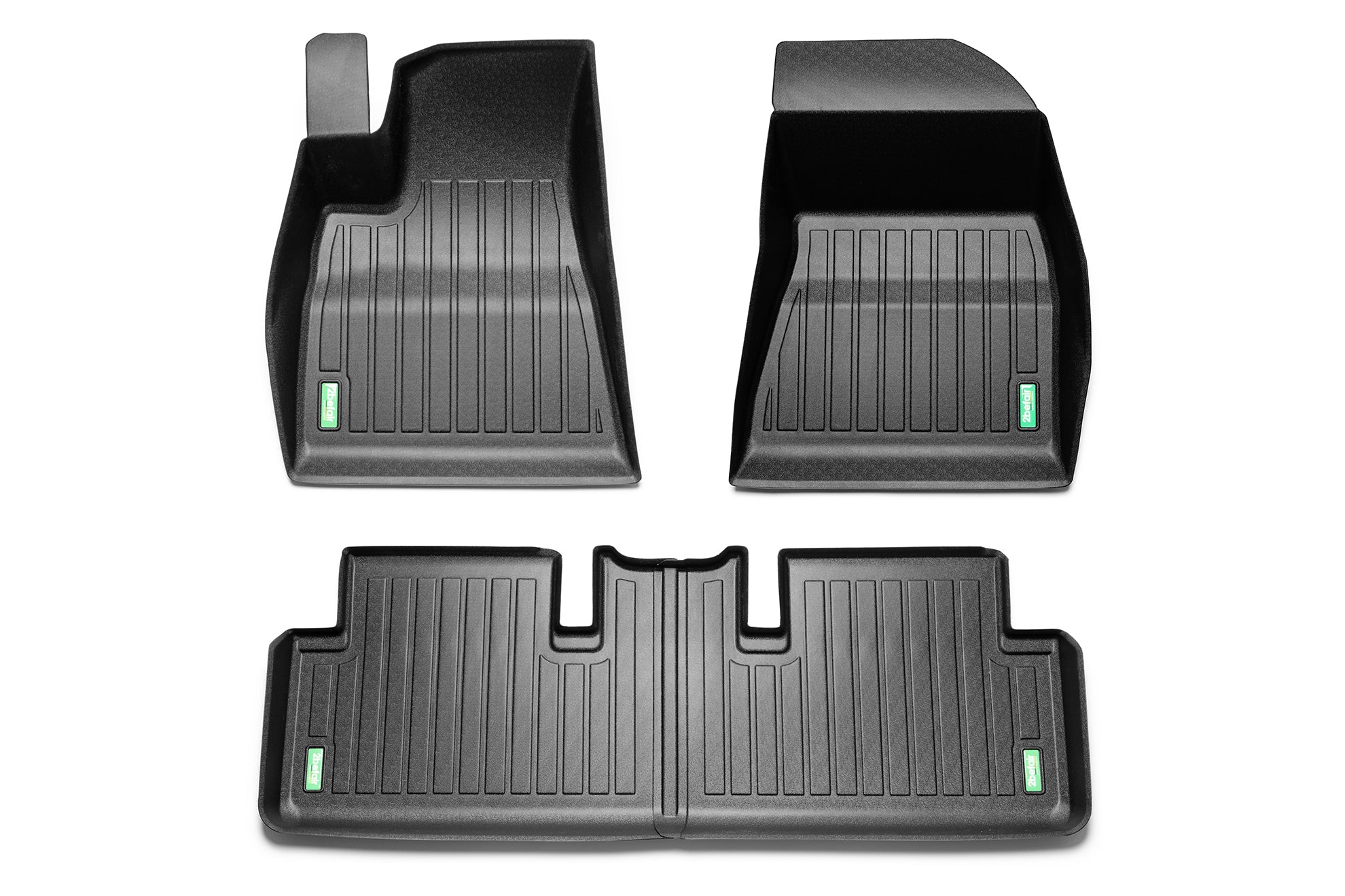Tesla Model 3 2befair Fußmatten-Set - 3-teilig – E-Mobility Shop