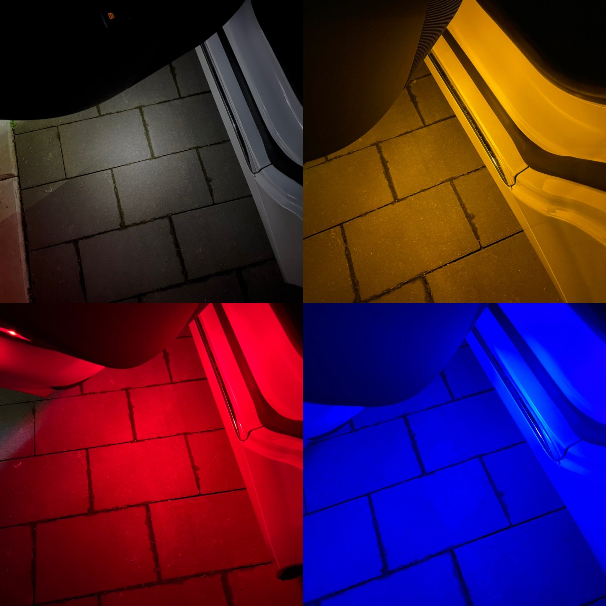 Farbiges LED-Licht für Tesla Model S, 3, X und Y; als 2er-Set, 5 Farbe –  E-Mobility Shop