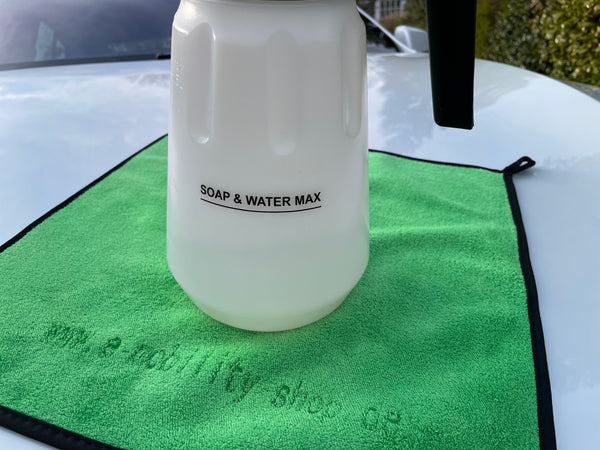 Sprühflasche für Snow-Foam, Schaumsprüher mit Handpumpe