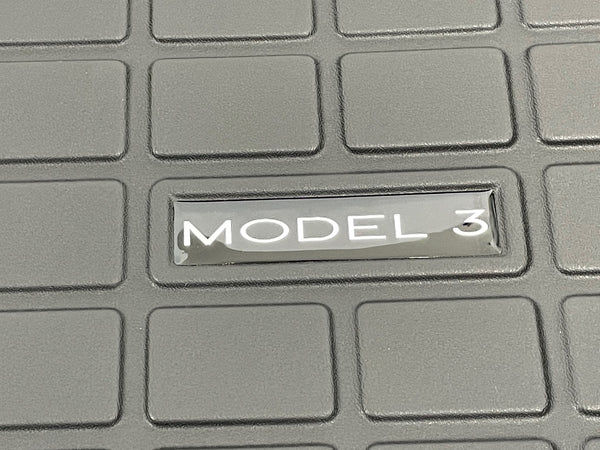 Tesla Model 3 Kabelfach-Matte - Rechteckdesign