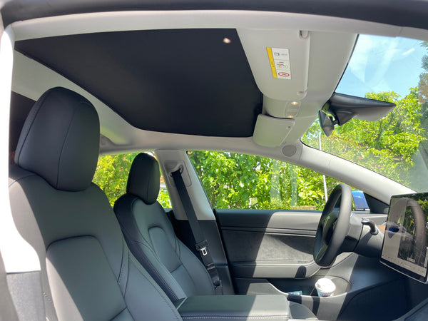 Tesla Model 3 Sonnenschutz-Elemente 4-teiliges Set - für alle M3 außer 2021er US-Produktion