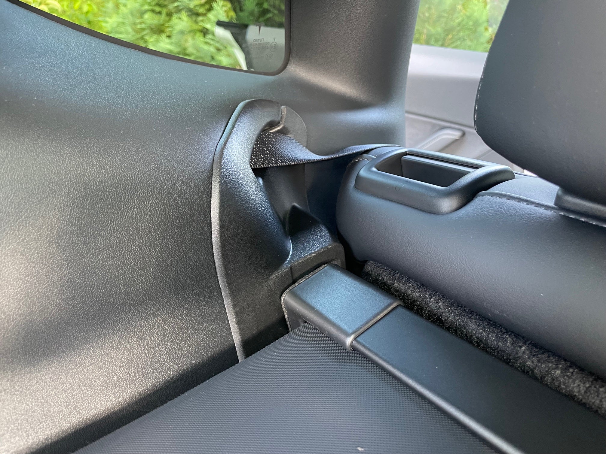 PACEWALKER Tesla Model Y Laderaumabdeckung Auto Kofferraum Schutz