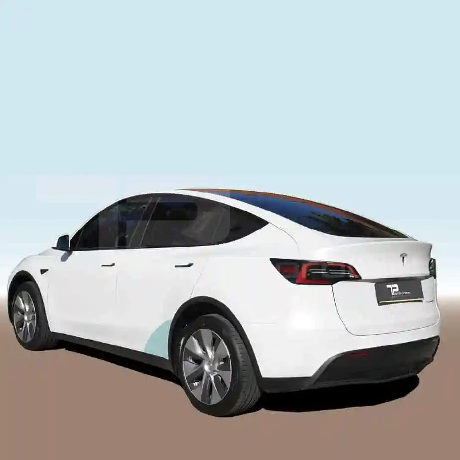 4 Stück Auto Einstiegsleisten Schutzfolie für Tesla Model Y 2020