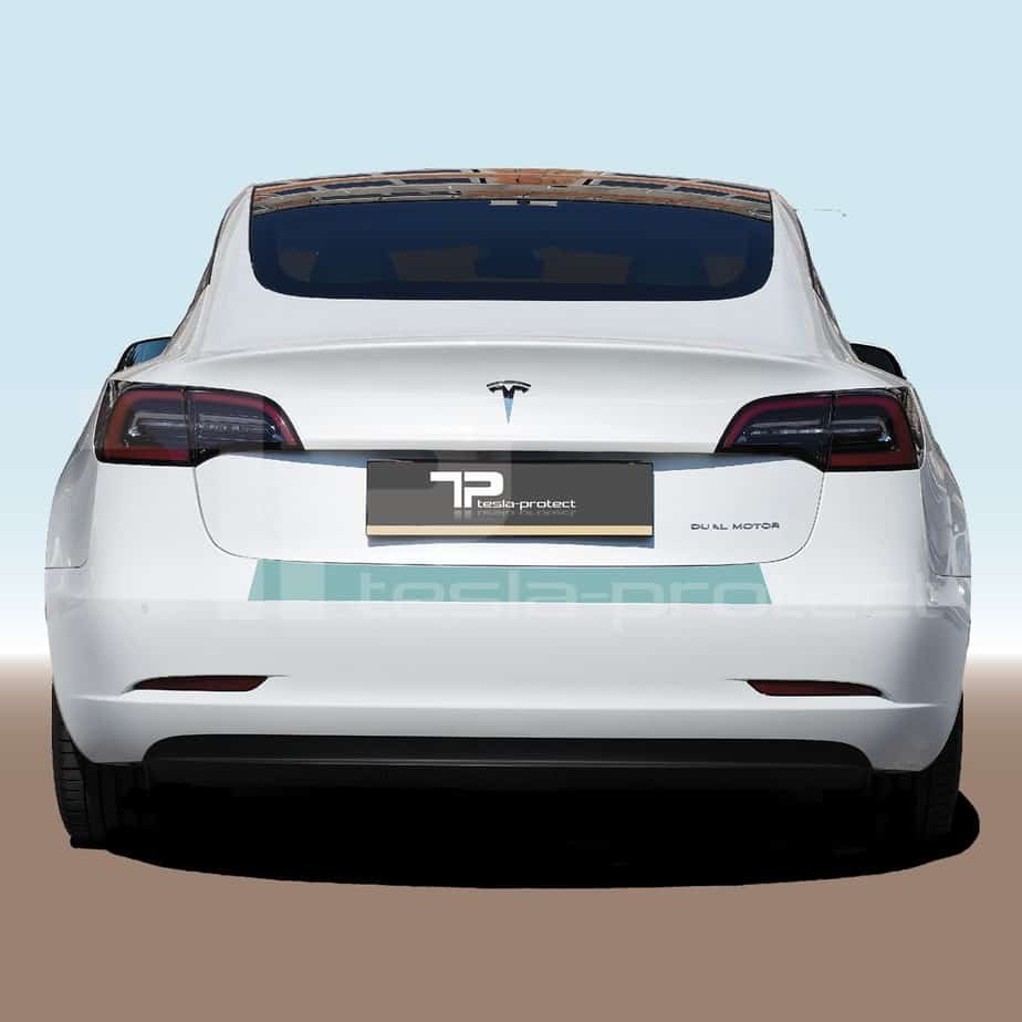 Tesvolution® Ladekantenschutz für Tesla Model Y - Schutzfolie Ladekant –