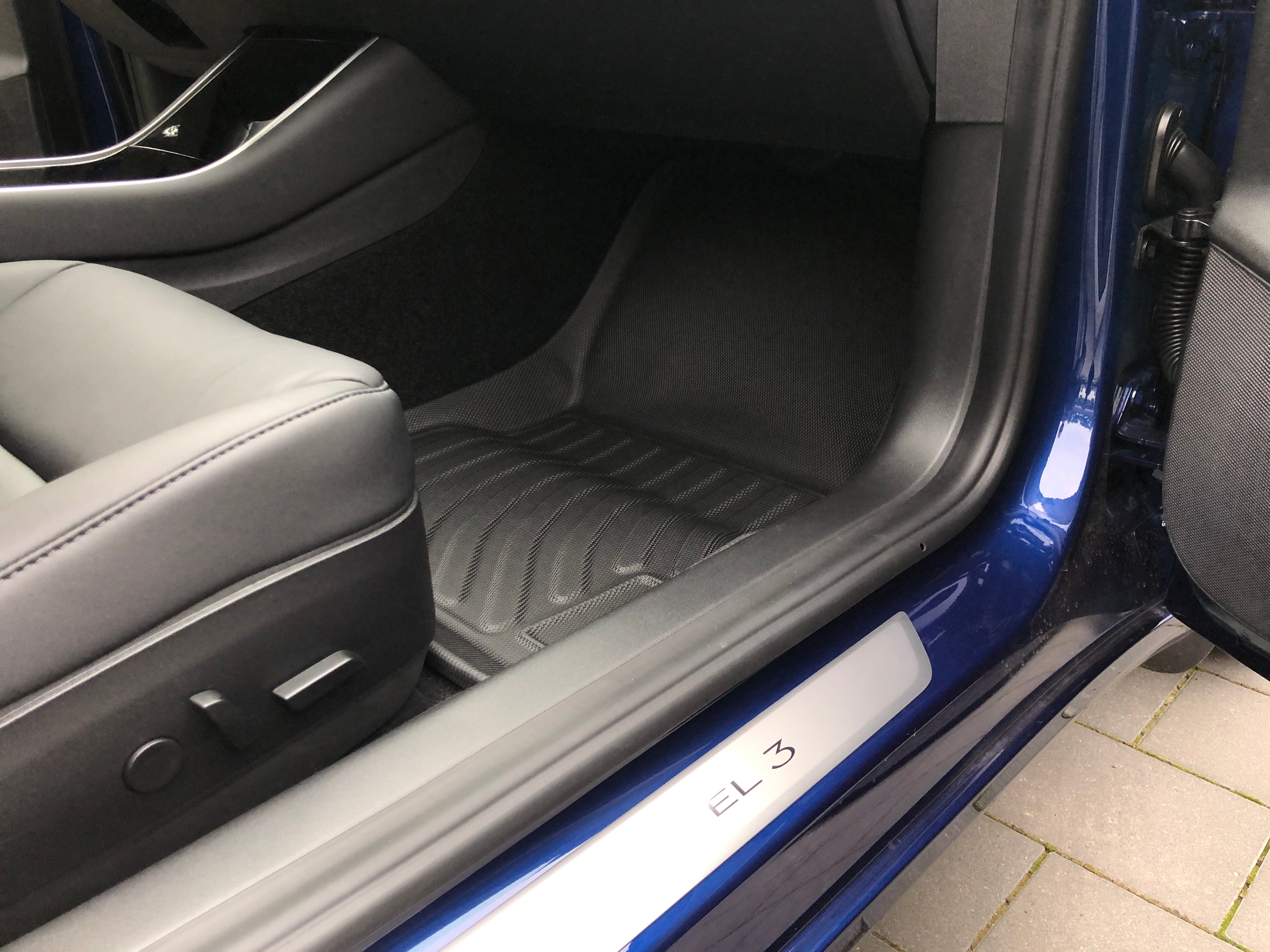Tesla Model 3: Allwetter-Fußmatten für den Innenraum (Premium
