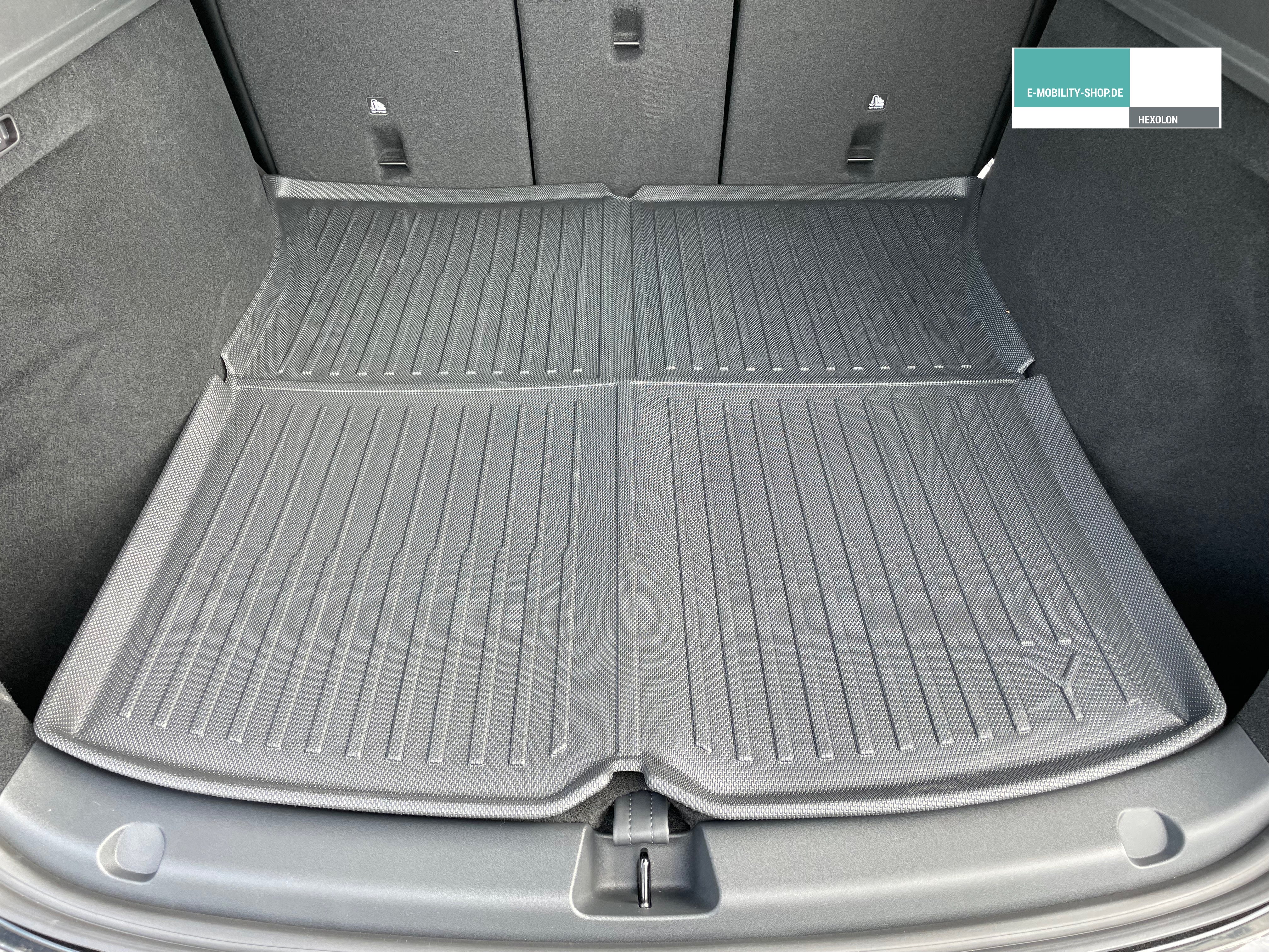 Auto Voller Surround Leder Kofferraummatten Kompatibel mit für Tesla Model  Y modelY 2021 2022 2023 Kofferraum Schutzmatten Zubehör,D