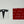 Tesla Model 3  T-Logo Metall - 2 teiliges Set zum Austausch - schwarz matt