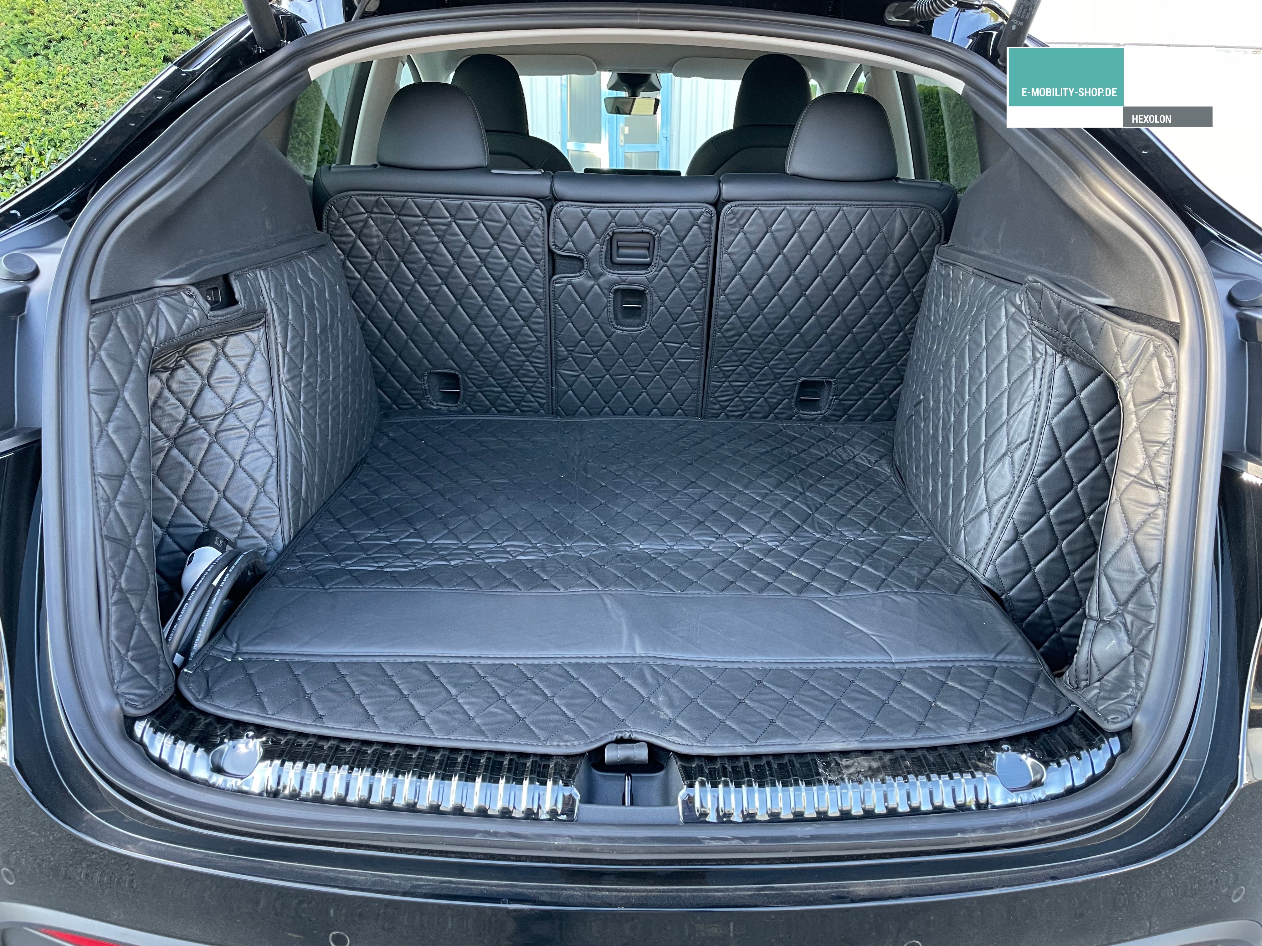 Leder Kofferraum matte für Tesla Modell y 2013-2017 Custom Fit wasserdicht  vier Jahreszeiten Voll schutz Schutz Autozubehör