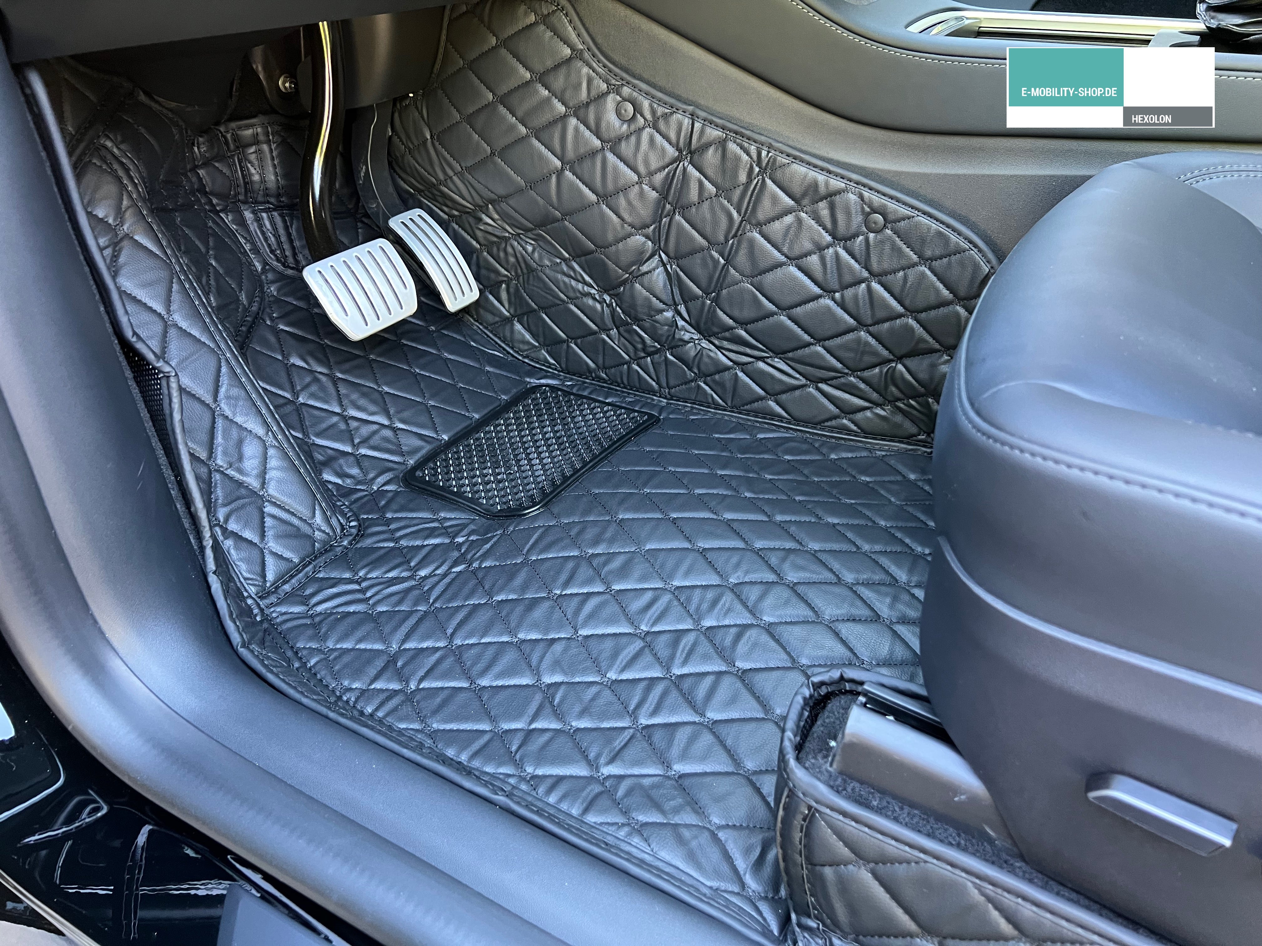Custom Auto-Fußmatten für Tesla Model-3 Model-S Model-X Leder